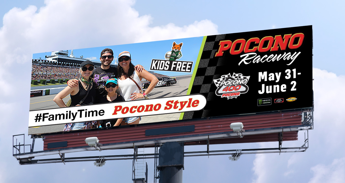 Pocono Raceway Billboard