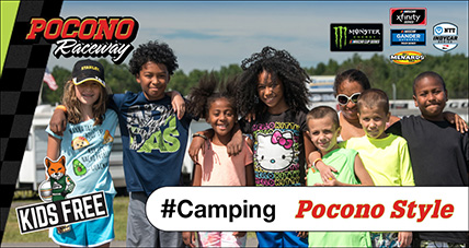 Pocono Raceway New Camping Facebook Ad