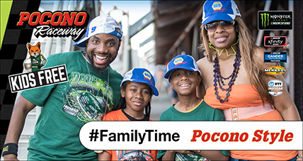 Pocono Raceway New Family Time Facebook Ad